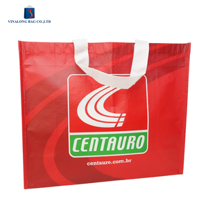 Sac fourre-tout réutilisable en RPET fabriqué à partir de matériaux PET recyclés, sac de shopping et de voyage avec logo personnalisé, vente en gros OEM - Product Image 1