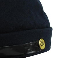 Sombrero de Copa de Lana 100% de Alta Calidad con Encaje y Lentejuelas Bordadas, Ajustable para las Cuatro Estaciones, Estilo Confederado Americano