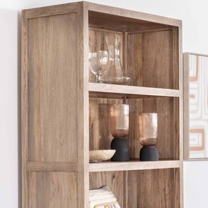 Aparador alto Vandana Urban Origin en madera maciza de mango con acabado arenado, 87 cm de ancho - Product Image 5
