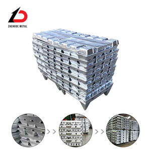 แท่งโลหะผสมสังกะสี ความบริสุทธิ์ 99.995% คุณภาพสูง Zhengde Metal รุ่น ZD-ZI สีเงินขาวมันวาว รูปทรงสี่เหลี่ยม วัตถุดิบ 1 ตัน - Product Image 4