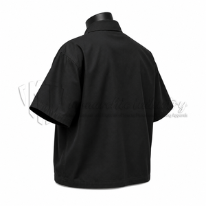 Camisa Casual Personalizada para Hombre, 100% Algodón Orgánico, Manga Corta, Cierre Completo, Ecológica, Transpirable, Fabricante de Marca Privada OEM - Product Image 5