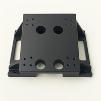 Support de tablette Android noir MGB02 15 mm pour moniteur, VESA 75 mm/100 mm, 14"-27", en laiton, 20 kg/44 lb, fixation sur boîte colorée