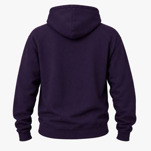 Sweat-shirt à capuche pour femme Somofy, 100 % coton, tissu tricoté, logo imprimé par transfert thermique, broderie frontale, coupe classique, hiver - Product Image 4