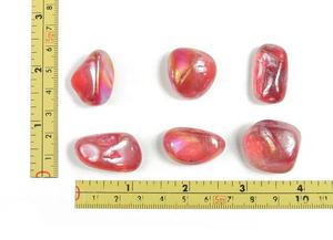 Pierre de guérison en Quartz Aura rouge, pierre de guérison, cristal Aqua - Product Image 4