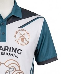 เสื้อโปโลแบบสั่งทำพิเศษสำหรับตัดขนแกะแบบหางยาว พิมพ์ลายแบบซับลิเมชั่น ราคาโรงงาน OEM ODM ผู้ผลิตชุดทำงานระบายอากาศได้ดี - Product Image 6