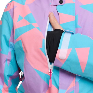 For Wholesale Rate OEM ODM Premium Quality New Arrival Waterproof Geometric Print One-Piece Wind-Resistant Polyester <b>Ski</b> Suit - Product Image 6
