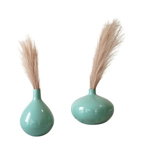 Nouvel Arrivage : Ensemble de Deux Vases à Fleurs au Design Moderne, Faits Main, Décoration Simple pour la Maison et l'Hôtel - Product Image 1