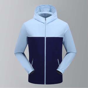 Men's Hooded <b>Jacket</b> For <b>Running</b> Climbing Outdoor <b>Lightweight</b> Stretch Nylon Spandex Windbreaker with Zippered Pockets Regular Fit - Product Image 5