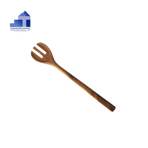 Cuillères en bois de teck, noyer et acacia du Vietnam pour la cuisine, ensemble d'ustensiles de cuisine, cuillère et fourchette, fabricant OEM, fabricant premium - Product Image 5