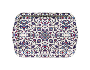 Plateau en acier inoxydable design Mandela moderne et personnalisable de grande taille Plateau de service durable pour usage quotidien Étiquetage privé - Product Image 4