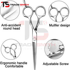 High Quality Professional Stainless Steel Sharp Thinning <b>Scissors</b> Set for Barber Salon Hair Cutting Tools Beauty General Set - Product Image 6