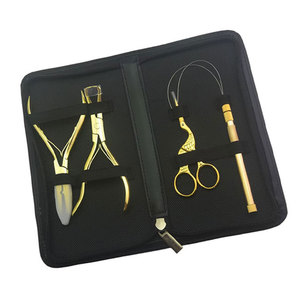 Kits d'extensions capillaires haut de gamme avec outils à boucles, pinces et accessoires pour l'installation d'extensions - Product Image 5