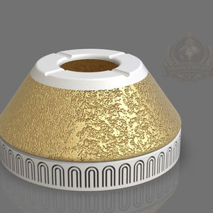 Cendrier de table rond en aluminium sans fumée, design de luxe, style américain, pour la maison et l'hôtel - Product Image 1