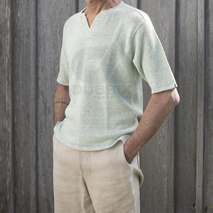 เสื้อยืดคอกว้าง แขนสั้น ทรงลำลอง ผ้าฝ้ายเจอร์ซีย์ 100% น้ำหนัก 220 กรัม เป็นมิตรกับสิ่งแวดล้อม ผ้าไม่ยับ ระบายอากาศได้ดี ลายพิมพ์ - Product Image 4