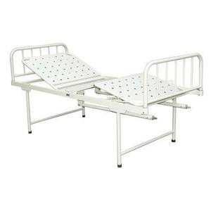 Fowler Cot Two Function with <b>Mattress</b> Adjustable Backrest Hospital Bed Healthcare Comfort Bed Patient Resting Bed - Product Image 1