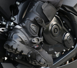Chaussures de moto à lacets en PVC imprimées personnalisées Rohzen Sports ODM OEM de haute qualité, imperméables, respirantes, coupe-vent, authentiques - Product Image 6