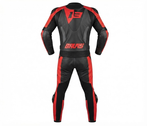 Combinaison de moto en cuir sur mesure de qualité supérieure MotoCP Racing 1 pièce, équipement de conduite avec bosse niveau 2 CE, fabriquée sur mesure - Product Image 2