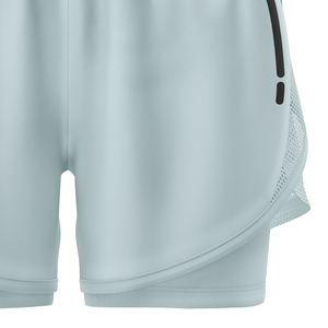 Shorts de course pour hommes respirants, à séchage rapide, légers, en Spandex/Nylon, taille mi-haute élastique, avec couche en mesh pour l'entraînement athlétique et compression - Product Image 5