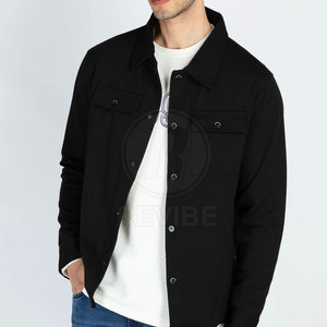 Chemises-vestes élégantes pour hommes, en tissu doux, en coton, au design moderne. - Product Image 2