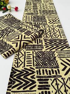 All New Custom Morocco Wax Print Cotton <b>Fabric</b> for Dresses Shirts Bags Fashion Crafts with OEM Service Hitjem Export - Product Image 2