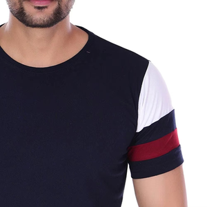 เสื้อยืดออกกำลังกายผู้ชาย ผลิตในปากีสถาน ขายดี ไม่เป็นขุย มีโลโก้ด้านหน้า ผ้าฝ้าย 100% แห้งเร็ว ระบายอากาศดี เป็นมิตรกับสิ่งแวดล้อม - Product Image 4