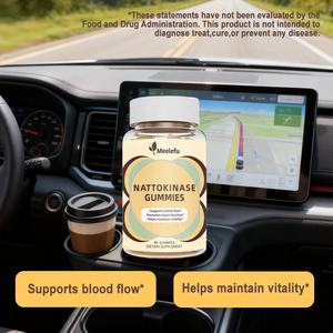 Meelefu Extrait de natto naturel personnalisé <span class=keywords><strong>Nattokinase</strong></span> Gummies Suppléments 40000 Fu <span class=keywords><strong>Pure</strong></span> <span class=keywords><strong>Nattokinase</strong></span> Gummy pour adultes - Product Image 3