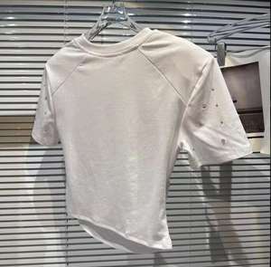 Camiseta de Algodón 100% Transpirable con Pedrería, Cómoda, Estilo Urbano, Alta Calidad, Personalizable, Hecha en Fábrica, Gran Venta - Product Image 6