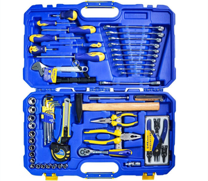 Juego de llaves mecánicas GLGW para reparación y mantenimiento de automóviles, destornillador, llave de tubo, kit de herramientas manuales para bicicleta y motocicleta. - Product Image 1