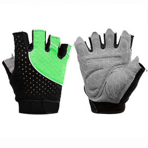 Gants de cyclisme demi-doigts antidérapants et respirants avec fermeture auto-agrippante pour usage unisexe, résistants aux UV, pour le sport et le cyclisme - Product Image 6