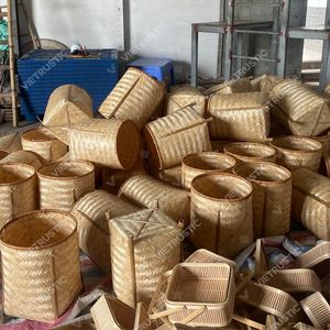 ชุดตะกร้าตกแต่ง TRIBAL COLLECTION สำหรับจัดเก็บ ตะกร้าหวายไม้ไผ่ ตกแต่งห้องนั่งเล่น กระถางต้นไม้ ตะกร้าใส่ผ้า ใช้ในบ้านทั่วไป - Product Image 3