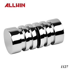 Stainless Steel or Brass Grip Style Shower <b>Glass</b> <b>Door</b> <b>Knobs</b> - Product Image 3
