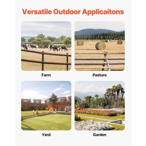 Lancia per balle di fieno da 49 pollici, capacità di carico 1600 libbre, accessorio per minipale e trattori, 2 pezzi da 17,5 pollici, macchinari edili - Product Image 6