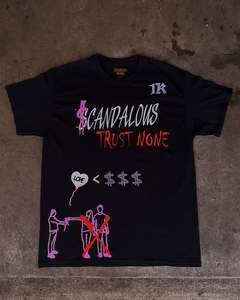 T-shirt unisexe en coton 100% au design streetwear unique pour hommes et femmes, manches courtes, impression personnalisée. - Product Image 5