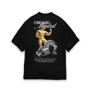 T-shirt Homme Oversize à Épaules Tombantes, T-shirt de Sport Vierge, Impression Personnalisée, Logo, T-shirt Lourd, Coupe Boxy pour Homme - Product Image 6
