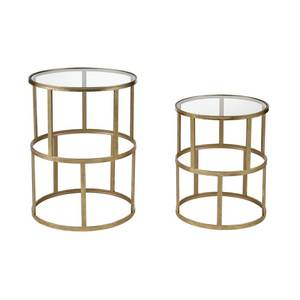 Modern Metal Nesting Tables Set with Eco-Friendly Powder Coated Finish for Sustainable Furniture Buyers - Product Image 4