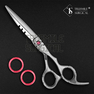 Chất Lượng Cao Màu Đen & Vàng Cắt Tóc Kéo Thép Không Gỉ Tóc Cắt Kéo Lưỡi Dao Sắc Nét Tip Bán Buôn Bạc Cắt Tóc Cắt Kéo - Product Image 2