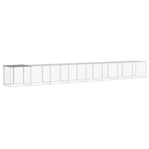 Jaula Grande y Resistente para Pollos, Fabricada en Acero Galvanizado Color Gris Claro - Product Image 5