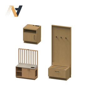 Midscale <b>Hotel</b> <b>Bedroom</b> Casegoods <b>Set</b> for Hampton by Hilton with Durable Commercial Grade Construction OEM - Product Image 1
