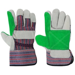 Guantes de Trabajo Cómodos de Piel de Vacuno, Guantes de Seguridad Duraderos para Protección en el Jardín, Suaves y Resistentes - Product Image 3