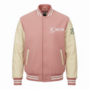 Winter Varsity <b>Jacket</b> Hooded Eco-Friendly Front Logo Unisex Casual Streetwear - Product Image 1