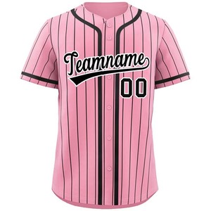 Camiseta de Béisbol Personalizada de Manga Corta, Uniforme al por Mayor, Cuello en V, Secado Rápido, 100% Poliéster, Tallas Americanas, Camisetas de Equipo - Product Image 1