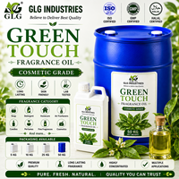 Huile parfumée Green Touch, composé de parfums synthétiques, fournisseur en gros pour la fabrication de savons, bougies, détergents, cosmétiques et produits d'ambiance.