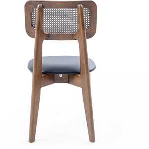 Chaise de salle à manger en teck massif de haute qualité, avec coussin et couleur foncée, pour usage intérieur, fabriquée au Népal - Product Image 6