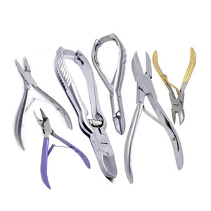 (ARGENT - ROUGE) Kit de manucure 10 pièces, mini-ensemble de coupe-ongles de voyage, outils de soin des pieds, ensemble d'instruments en acier inoxydable 2026 - Product Image 3