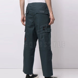 Pantalons cargo pour hommes en marque privée à vendre, pantalons cargo pour hommes en couleur unie lavée, pantalons cargo multi-poches pour hommes - Product Image 6