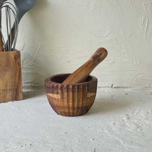 Pilon à ail en bois naturel, fabriqué à Dongguan, broyeur manuel d'ail et d'herbes, outil de cuisine artisanal - Product Image 6