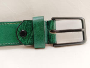 Ceinture fine en cuir véritable pour homme et femme, style western vintage 2026, avec boucle ardillon durable en alliage, pour cow-boy et cow-girl - Product Image 3