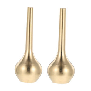 Florero Metálico con Forma Personalizada, Tono Dorado, Maceta para Suculentas, Florero Metálico Decorativo para Sala de Estar - Product Image 6