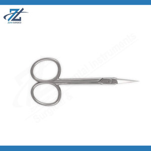Cuticle <b>Scissors</b> Curved Tip Manicure Pedicure Nail Cut Makeup <b>Scissor</b> Stainless Steel Cuticle Trimming Beauty Grooming Tool - Product Image 4