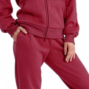 Custom Winter Tracksuit <b>2</b> <b>Piece</b> Zip Up Hoodie Jogger <b>Pants</b> Regular Fit Sportswear <b>Set</b> - Product Image 6
